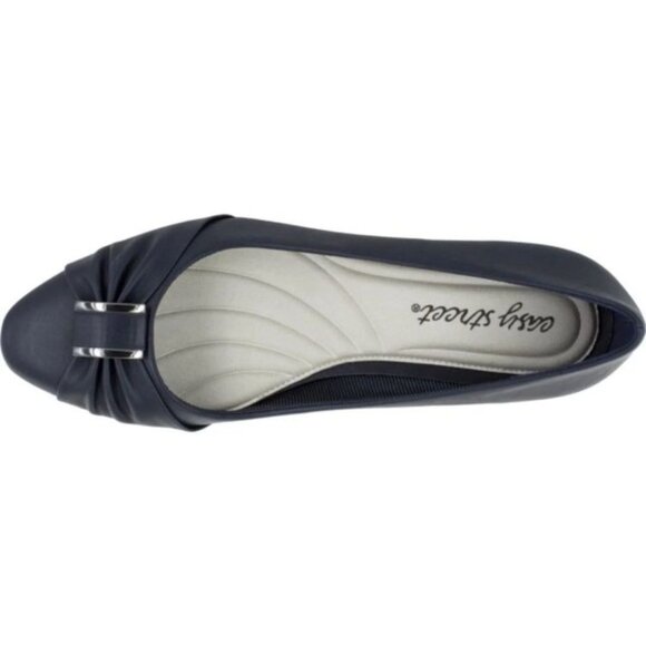 Easy Street Eloise Pumps - Navy - Picture 3 of 5